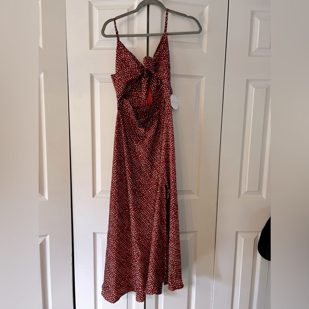 Petal and Pup Red Cut-out Dress